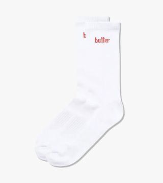 BUTTER BASIC SOCKS WHITE ZEĶES