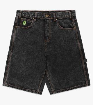 BUTTER WEATHERGEAR HEAVY WEIGHT DENIM SHORTS GUN METAL ŠORTI