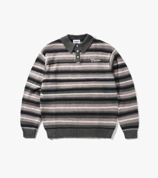 OMBRE STRIPE KNIT SWEATER