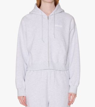 LEAGUE CROPPED ZIP HOOD