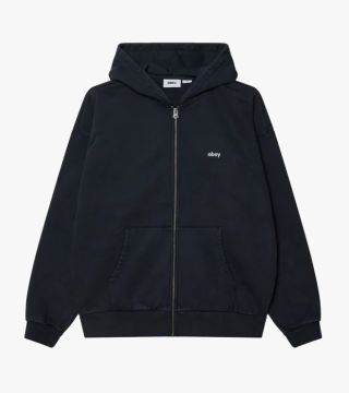LOWERCASE PIGMENT ZIP HOOD