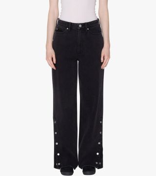 PENELOPE SIDE SNAP DENIM