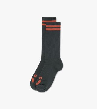 LONG RIB SOCKS | HAPPY SAD