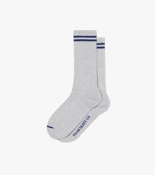 RIB SOCKS | LONG | 2 STRIPES